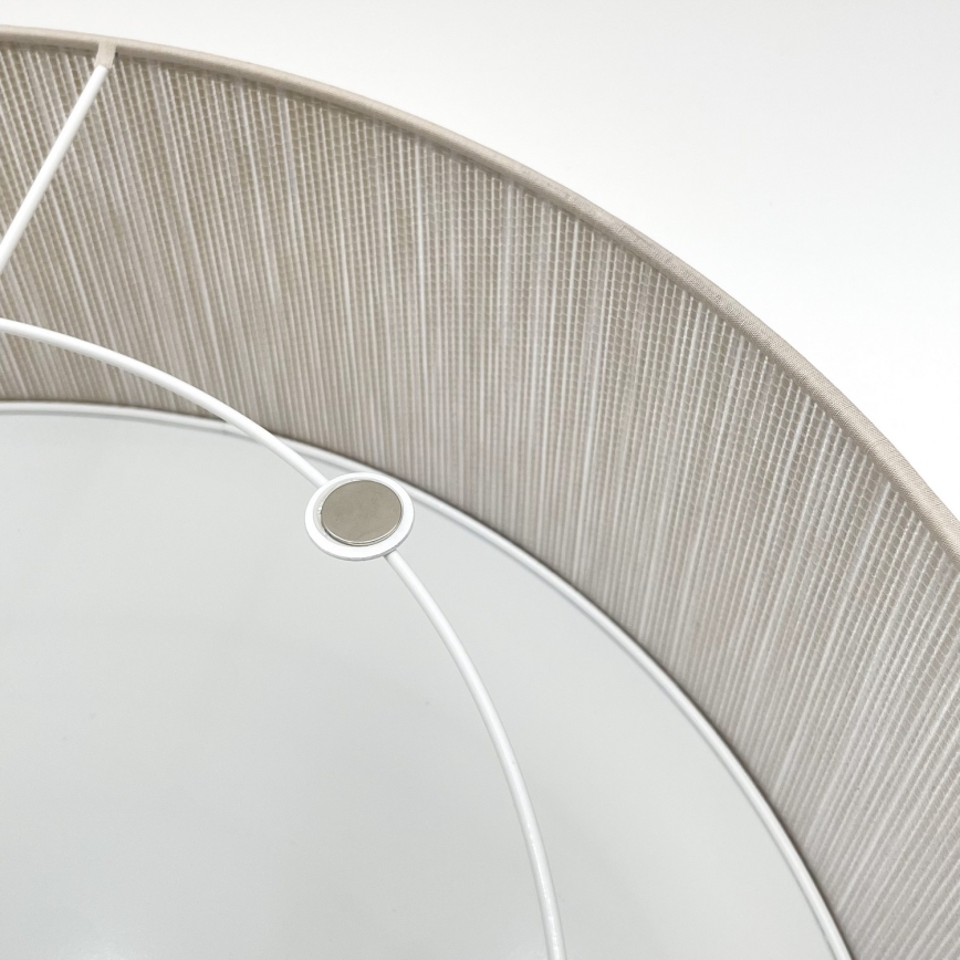 Stropní svítidlo SIRJA 1xE27/15W/230V pr. 35 cm béžová