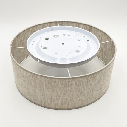 Stropní svítidlo SIRJA 1xE27/15W/230V pr. 35 cm béžová