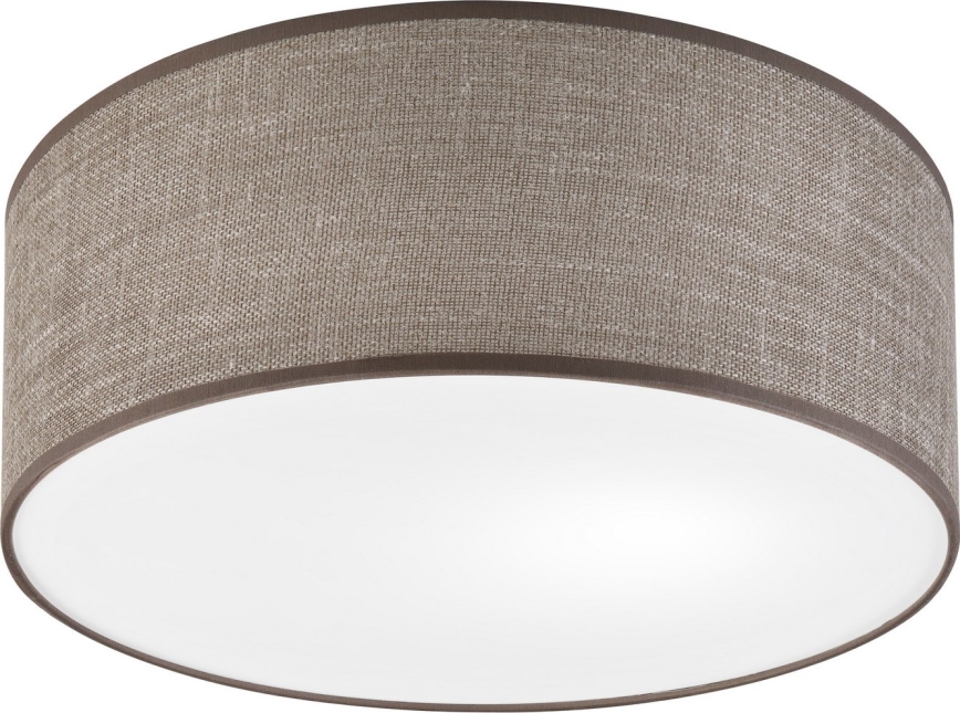 Stropní svítidlo SIRJA 1xE27/15W/230V pr. 35 cm hnědá