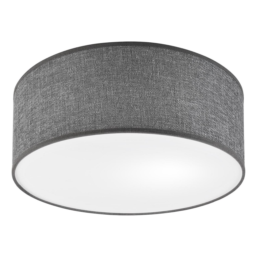 Stropní svítidlo SIRJA 1xE27/15W/230V pr. 35 cm šedá