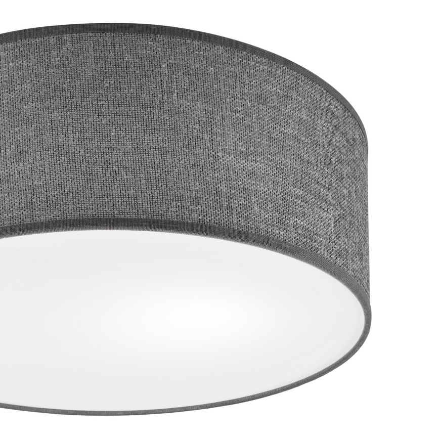 Stropní svítidlo SIRJA 1xE27/15W/230V pr. 35 cm šedá