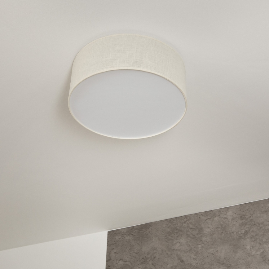 Stropní svítidlo SIRJA 1xE27/60W/230V pr. 35 cm krémová