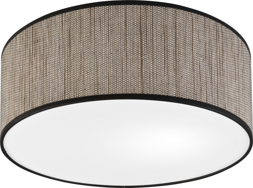 Stropní svítidlo SIRJA 2xE27/15W/230V pr. 35 cm hnědá