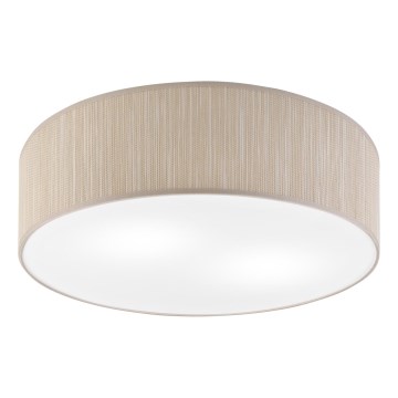 Stropní svítidlo SIRJA 2xE27/15W/230V pr. 45 cm béžová