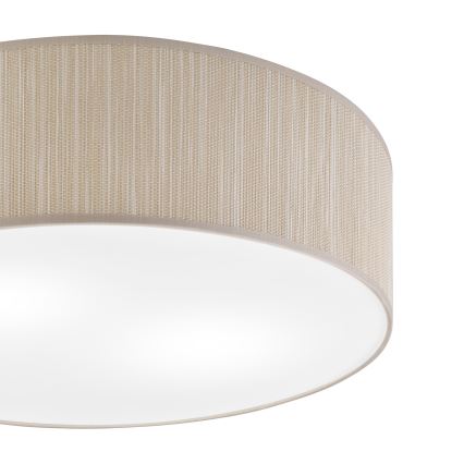 Stropní svítidlo SIRJA 2xE27/15W/230V pr. 45 cm béžová