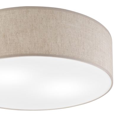 Stropní svítidlo SIRJA 2xE27/15W/230V pr. 45 cm béžová