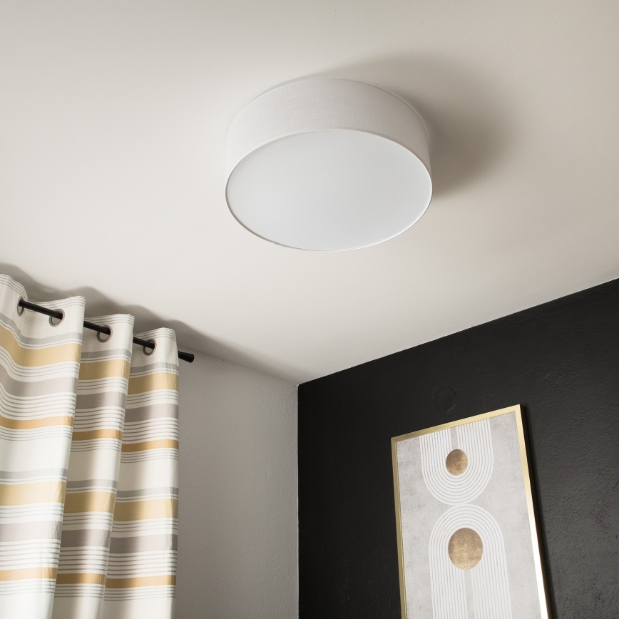 Stropní svítidlo SIRJA 2xE27/15W/230V pr. 45 cm bílá