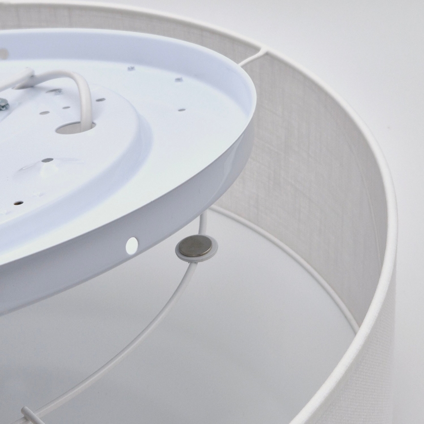 Stropní svítidlo SIRJA 2xE27/15W/230V pr. 45 cm bílá