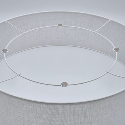 Stropní svítidlo SIRJA 2xE27/15W/230V pr. 45 cm bílá