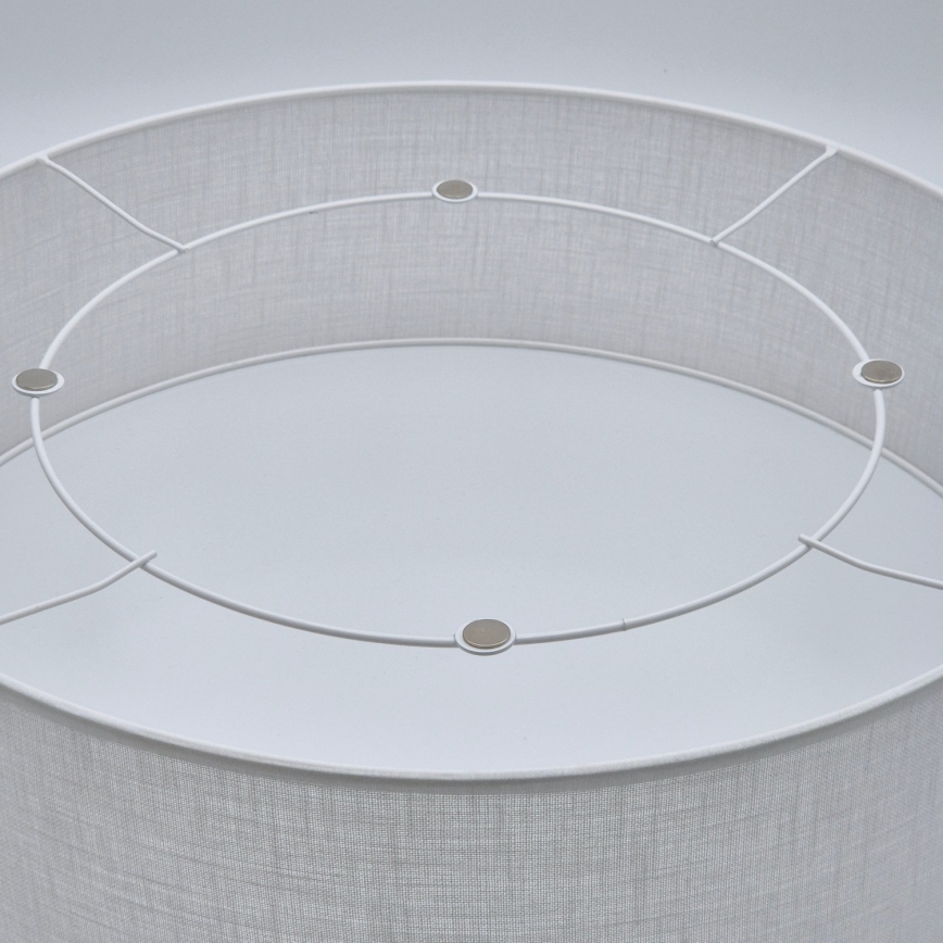 Stropní svítidlo SIRJA 2xE27/15W/230V pr. 45 cm bílá