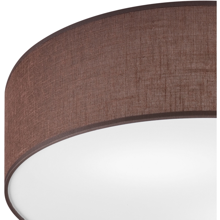 Stropní svítidlo SIRJA 2xE27/15W/230V pr. 45 cm hnědá