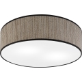 Stropní svítidlo SIRJA 2xE27/15W/230V pr. 45 cm hnědá