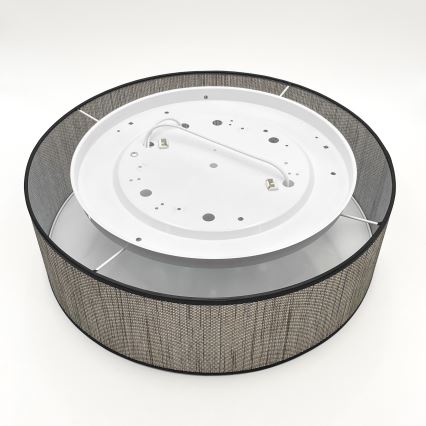 Stropní svítidlo SIRJA 2xE27/15W/230V pr. 45 cm hnědá