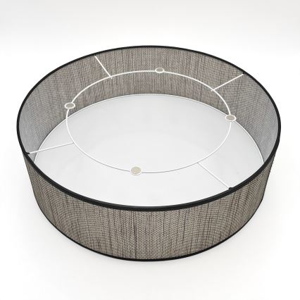 Stropní svítidlo SIRJA 2xE27/15W/230V pr. 45 cm hnědá