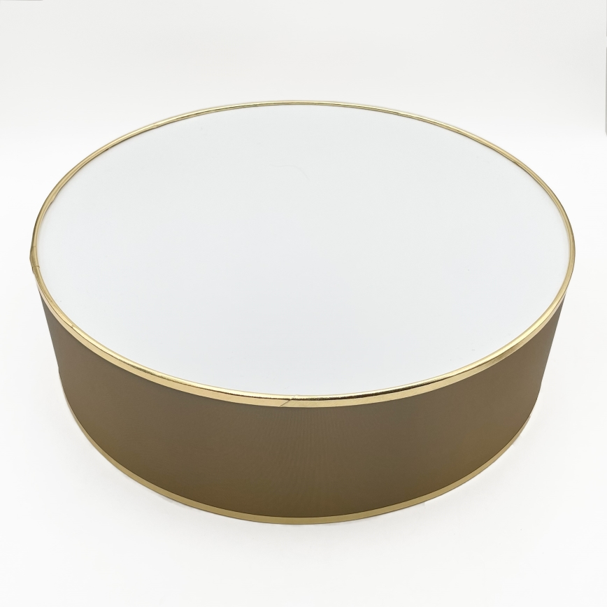 Stropní svítidlo SIRJA 2xE27/15W/230V pr. 45 cm hnědá/zlatá