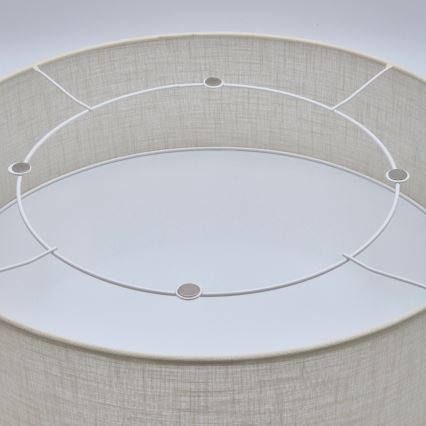 Stropní svítidlo SIRJA 2xE27/15W/230V pr. 45 cm krémová