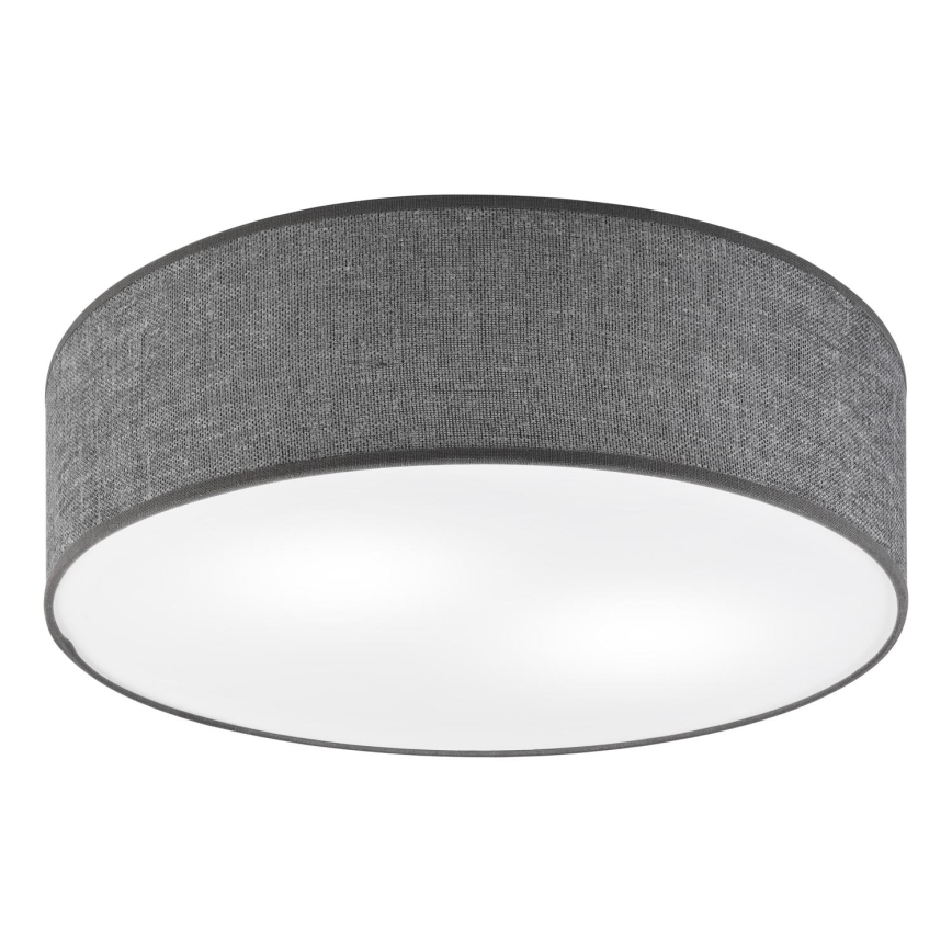Stropní svítidlo SIRJA 2xE27/15W/230V pr. 45 cm šedá
