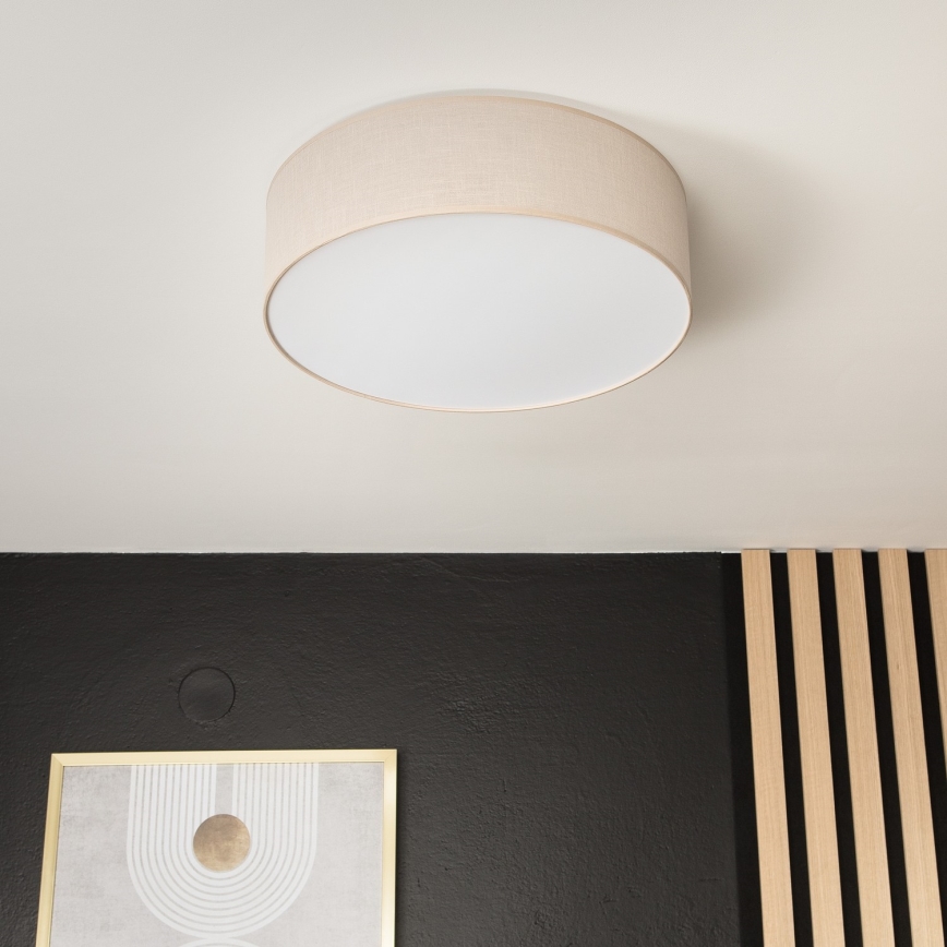 Stropní svítidlo SIRJA 2xE27/60W/230V pr. 45 cm béžová