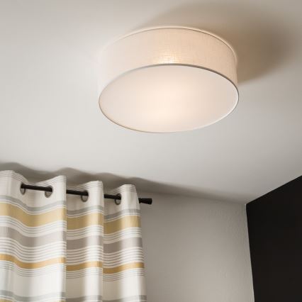 Stropní svítidlo SIRJA 2xE27/60W/230V pr. 45 cm bílá
