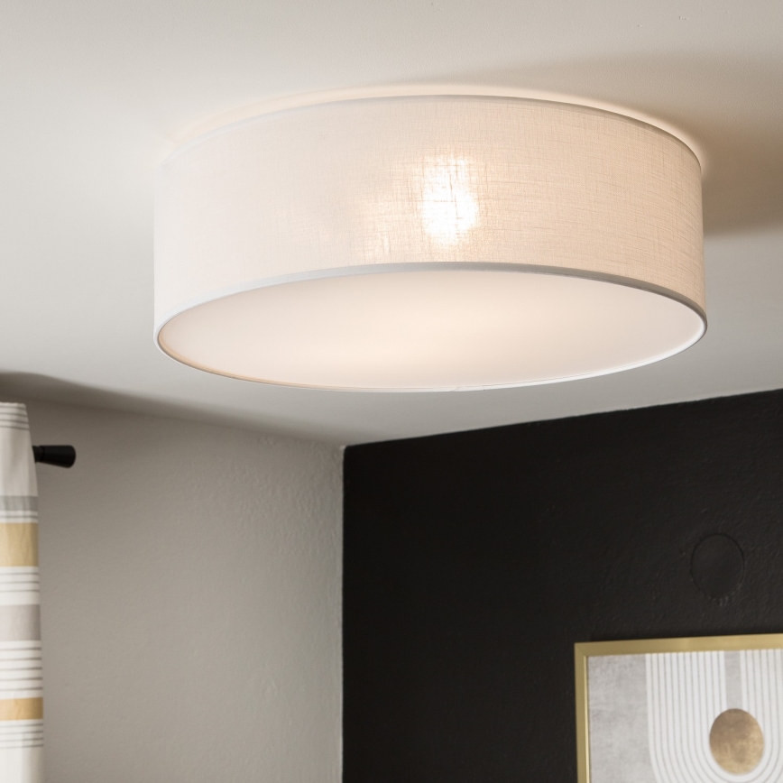 Stropní svítidlo SIRJA 2xE27/60W/230V pr. 45 cm bílá
