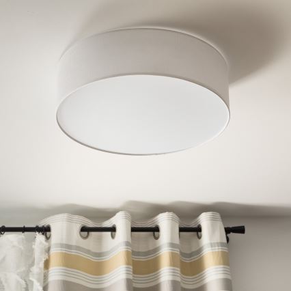 Stropní svítidlo SIRJA 2xE27/60W/230V pr. 45 cm bílá