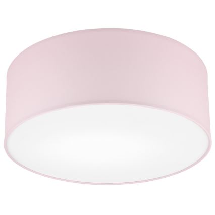 Stropní svítidlo SIRJA PASTEL 1xE27/60W/230V pr. 35 cm růžová
