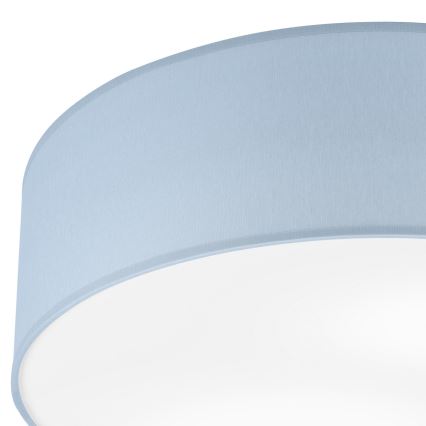 Stropní svítidlo SIRJA PASTEL 2xE27/15W/230V pr. 45 cm modrá