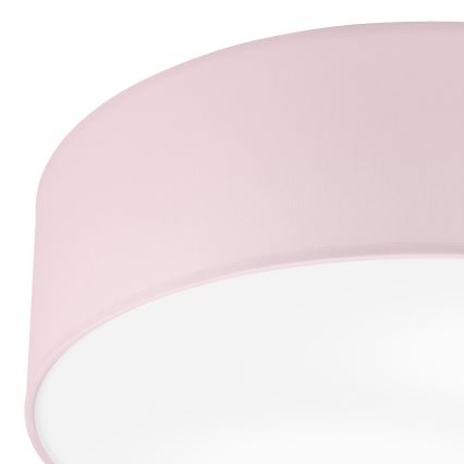 Stropní svítidlo SIRJA PASTEL 2xE27/15W/230V pr. 45 cm růžová