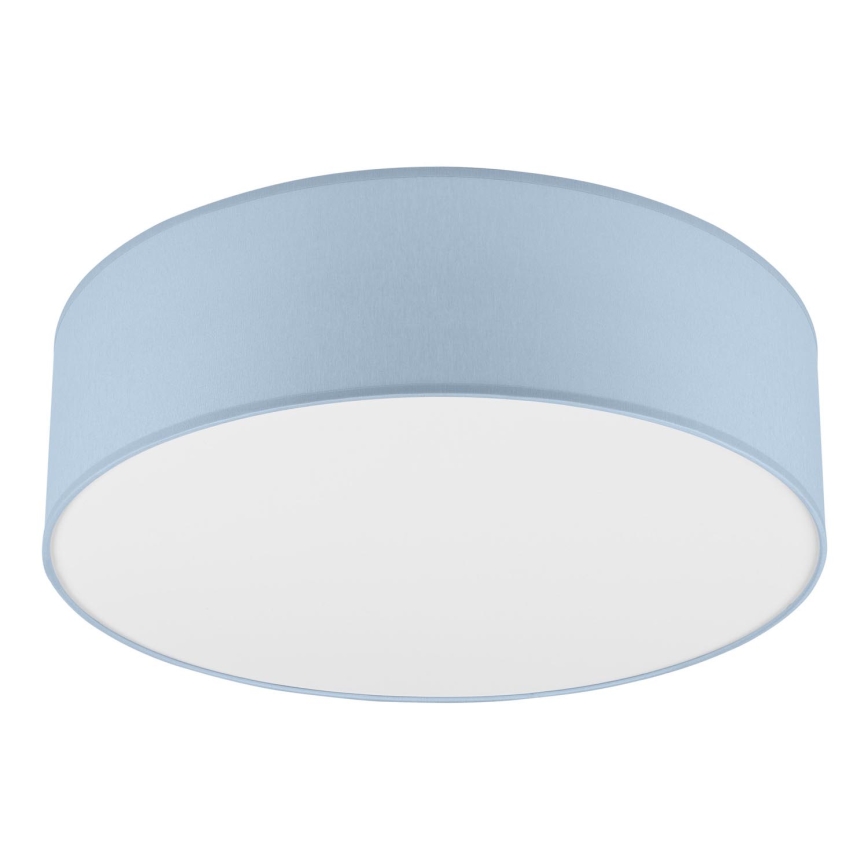 Stropní svítidlo SIRJA PASTEL DOUBLE 4xE27/15W/230V pr. 45 cm modrá