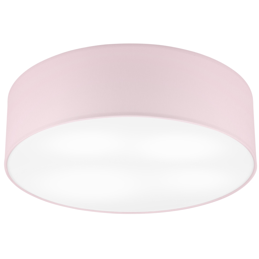 Stropní svítidlo SIRJA PASTEL DOUBLE 4xE27/15W/230V pr. 45 cm růžová