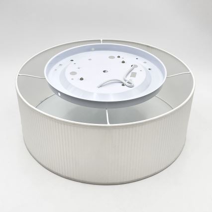 Stropní svítidlo SIRJA PLISADO 2xE27/15W/230V pr. 35 cm bílá