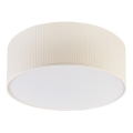 Stropní svítidlo SIRJA PLISADO 2xE27/15W/230V pr. 35 cm krémová