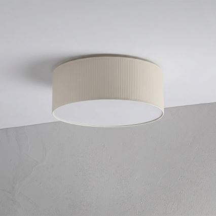 Stropní svítidlo SIRJA PLISADO 2xE27/15W/230V pr. 35 cm krémová