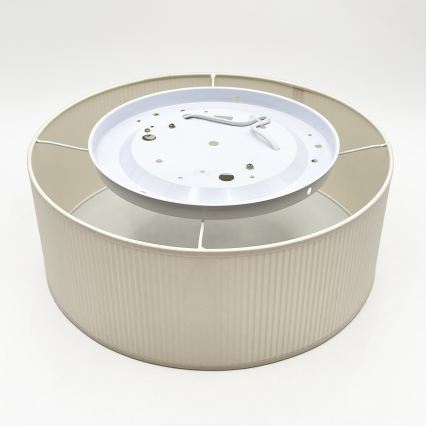 Stropní svítidlo SIRJA PLISADO 2xE27/15W/230V pr. 35 cm krémová