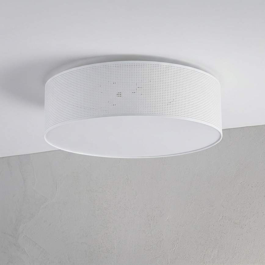 Stropní svítidlo SIRJA PLISADO 4xE27/15W/230V pr. 45 cm bílá