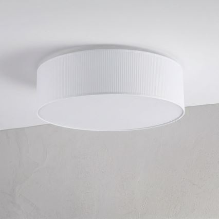 Stropní svítidlo SIRJA PLISADO 4xE27/15W/230V pr. 45 cm bílá