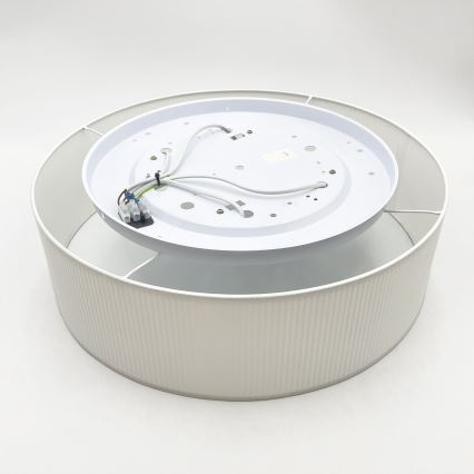 Stropní svítidlo SIRJA PLISADO 4xE27/15W/230V pr. 45 cm bílá