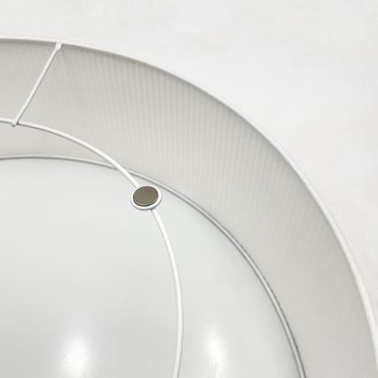 Stropní svítidlo SIRJA PLISADO 4xE27/15W/230V pr. 45 cm bílá
