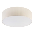 Stropní svítidlo SIRJA PLISADO 4xE27/15W/230V pr. 45 cm krémová