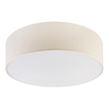 Stropní svítidlo SIRJA PLISADO 4xE27/15W/230V pr. 45 cm krémová