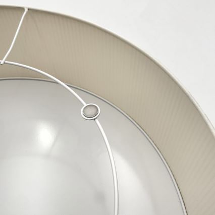 Stropní svítidlo SIRJA PLISADO 4xE27/15W/230V pr. 45 cm krémová