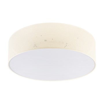 Stropní svítidlo SIRJA PLISADO 4xE27/15W/230V pr. 45 cm krémová