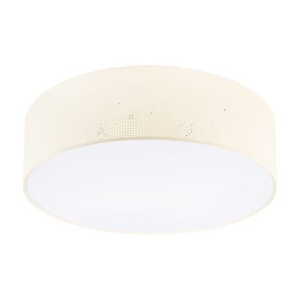Stropní svítidlo SIRJA PLISADO 4xE27/15W/230V pr. 45 cm krémová