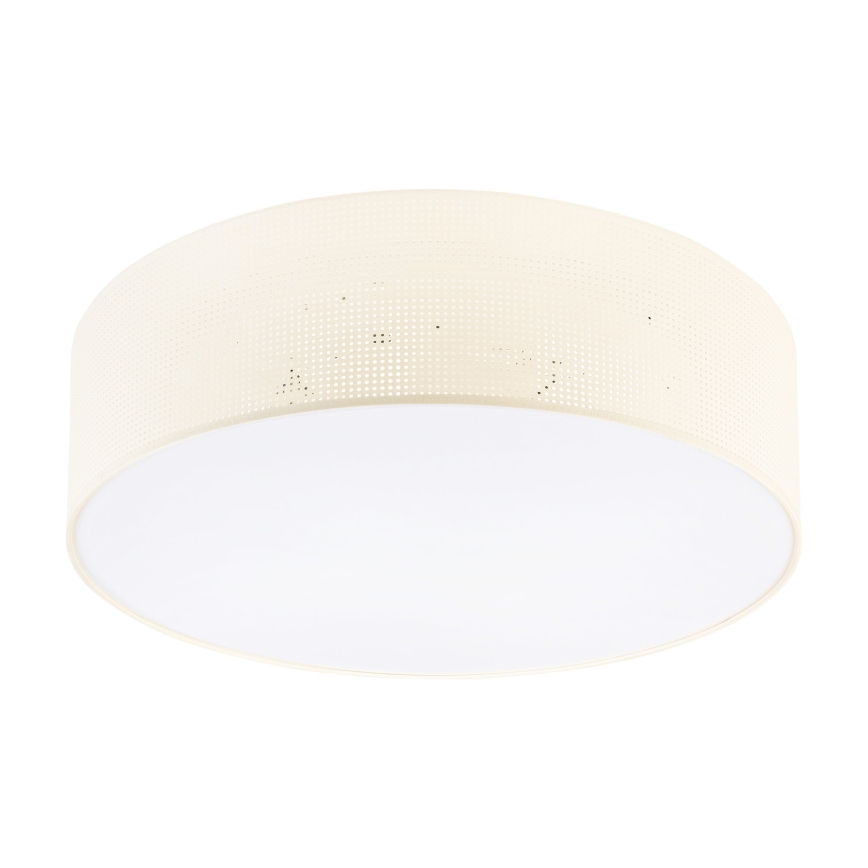 Stropní svítidlo SIRJA PLISADO 4xE27/15W/230V pr. 45 cm krémová