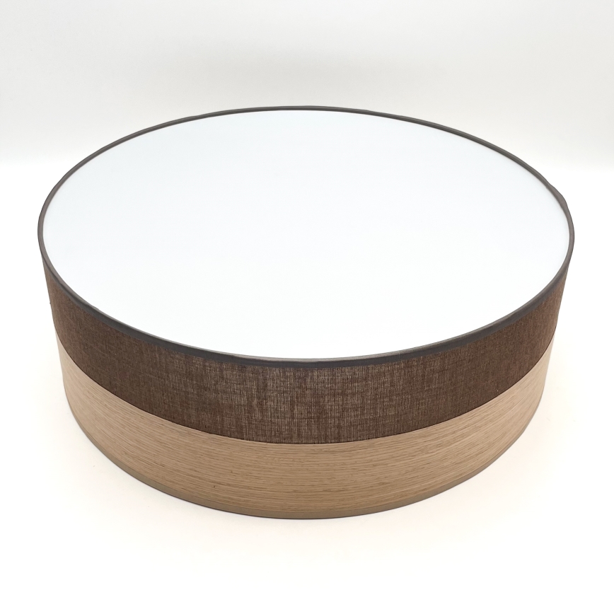 Stropní svítidlo SIRJA WOOD 2xE27/15W/230V pr. 45 cm hnědá/dub