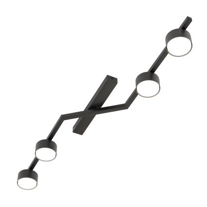 Stropní svítidlo SKAN 4xGX53/12W/230V černá