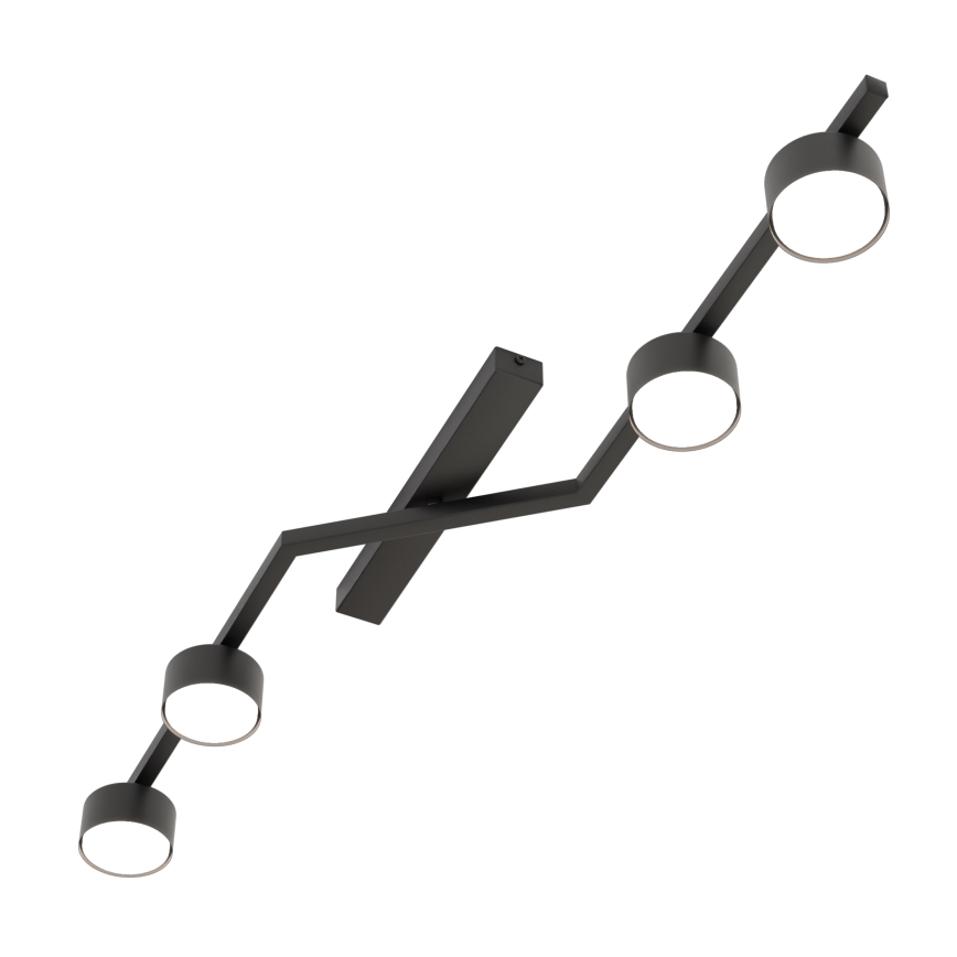 Stropní svítidlo SKAN 4xGX53/12W/230V černá