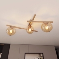 Stropní svítidlo SMART 3xE14/10W/230V béžová/kouřová béžová