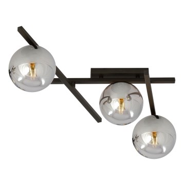 Stropní svítidlo SMART 3xE14/10W/230V černá/šedá