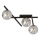 Stropní svítidlo SMART 3xE14/10W/230V černá/šedá